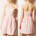 Anthropologie Dresses | Anthropologie Moulinette Souers Strapless Dress 2 | Color: Pink/White | Size: 2