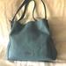 Coach Bags | Authentic Coach Edie Shoulder Bag Euc Blue, Light Blue With Original Dust Jacket | Color: Blue | Size: Os