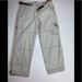 Columbia Pants & Jumpsuits | Columbia Womens Cargo Crop Pants With Adjustable Snap Leg Size 8 Khaki | Color: Tan | Size: 8