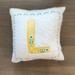 Anthropologie Bedding | L Initial Anthropologie Pillow | Color: Yellow | Size: Os