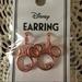 Disney Jewelry | Disney Rose Gold Costume Clip-On Earrings - 502 $15 Or $12 W/Offer | Color: Gold/Pink | Size: Os