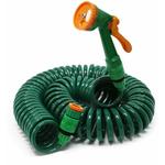 Tuyau d'arrosage en spirale extensible 15 m flexible de jardin maison et jardin