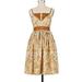 Anthropologie Dresses | Anthropologie Anna Sui Amid The Dunes Dress Size 8 | Color: Cream/Gold | Size: 8
