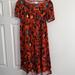 Lularoe Dresses | Lularoe Aztec Dress | Color: Orange/Red | Size: Xxs