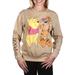 Disney Tops | Disney Winnie The Pooh Sweatshirt Womens Long Sleeve Pullover Top Tan M L | Color: Cream/Tan | Size: Various