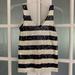 J. Crew Tops | Jcrew Striped Sequinned V-Neck Tank Top, Nwt, Xs | Color: Blue/Cream | Size: Xs