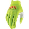 100% iTrack Bicycle Gloves, yellow, Size 2XL