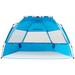 EighteenTek Instant Beach 4 Person Tent Fiberglass in Blue | 52 H x 96 W x 51 D in | Wayfair L7010B-WFT