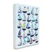 Stupell Industries Nautical Vibrant Sailboats Types Chart by Erica Billups - Graphic Art Canvas in White | 48 H x 36 W x 1.5 D in | Wayfair