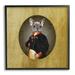 Stupell Industries Antique Style Dog Portrait Wearing Military Suit by Amanda Green - Graphic Art Canvas in Black/Brown/Gray | Wayfair