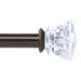 House of Hampton® Aiesha Bronze Adjustable Single Curtain Rod Plastic/Metal in Brown | 3 H x 72 W x 4 D in | Wayfair