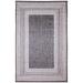 "Liora Manne Malibu Etched Border Indoor/Outdoor Rug Charcoal 2'7"" x 3'11"" - Trans Ocean MAU34822847"