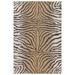 "Liora Manne Carmel Zebra Indoor/Outdoor Rug Sand 1'11"" x 4'11"" - Trans Ocean CRER5843112"