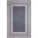 "Liora Manne Malibu Etched Border Indoor/Outdoor Rug Navy 6'6"" x 9'3"" - Trans Ocean MAU69822833"