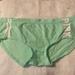 Pink Victoria's Secret Intimates & Sleepwear | Nwot Pink Victoria’s Secret Extra Low Rise Hipster. Mint Green; White Pink Logo | Color: Green/Pink/White | Size: M