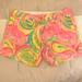 Lilly Pulitzer Shorts | Brand New Preppy Pink, Green, & Yellow Lilly Pulitzer Callahan Shorts - Size 6 | Color: Green/Pink | Size: 6