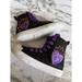 Disney Shoes | 3/$25**Disney Purple Heart & Crown High Tops Girl's Sneakers Size 10 | Color: Purple | Size: 10g