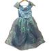 Disney Costumes | Disney Store Cinderella Princess Dress Gown Live Action Movie Deluxe Sz 5/6 5 6 | Color: Blue | Size: 5-6