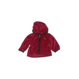 Baby Gap Zip Up Hoodie: Red Solid Tops - Size 3-6 Month