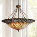 Adriana Vintage Bronze Six Light Pendant Chandelier