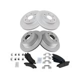 2008-2014 Cadillac Escalade Front and Rear Brake Pad and Rotor Kit - TRQ