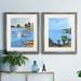 Longshore Tides UA CH Wildflower Garden I - 2 Piece Picture Frame Print Set on Canvas Canvas, Solid Wood in Blue | 19 H x 32 W x 1.5 D in | Wayfair