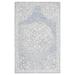 Blue/White 120 x 96 x 0.28 in Indoor Area Rug - Canora Grey Metro 983 Area Rug In Blue/Ivory Polypropylene/Wool | 120 H x 96 W x 0.28 D in | Wayfair