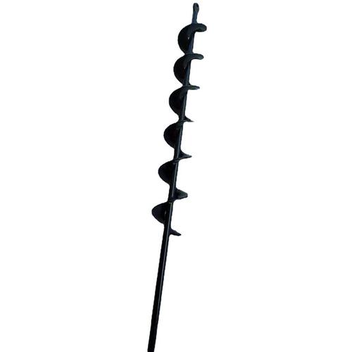 Der schwarze Spiralbohrer mit Schneckenbohrer für Gartenbepflanzung Earth Digger 50 mm & mal; 450 mm
