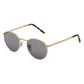 Ray-Ban RB 3637 NEW ROUND Unisex-Sonnenbrille Vollrand Panto Metall-Gestell, gold