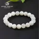 JD – bracelet en pierre de lune blanche naturelle 5A pour femmes perles équilibre énergétique