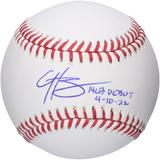 Hunter Greene Cincinnati Reds Autographed Rawlings Baseball with "MLB Debut 4-10-22" Inscription