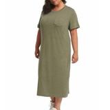 Jessica Simpson Dresses | Jessica Simpson Ladies' Summer Pocket Midi Tee Dress Nwt Size S | Color: Green | Size: S
