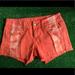 American Eagle Outfitters Shorts | American Eagle Peach Tie Dye Jean Shorts Size 2 Guc# | Color: Orange/Pink | Size: 2