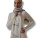 Athleta Accessories | Athleta Gray And White Daily Knit Scarf | Color: Gray/White | Size: Os