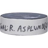 Rasmus Asplund Buffalo Sabres Game-Used Goal Puck from March 27 2022 vs. New York Rangers