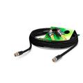 SOMMER CABLE - Coaxial video cable with BNC 75 ? - HD/3G/6G/12G-SDI / 4K-UHD SC-Vector 0.8/3.7 - BNC/BNC NBNC75BLP9X Neutrik - Black (20 m) - Made in Germany by