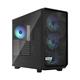 Fractal Design Meshify 2 Lite RGB Black ATX Flexible Light Tinted Tempered Glass Window Mid Tower Computer Case