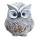 Roman 71589 - 7.7"H OWL PEBBLE STATUE (12543) Home Decor Animal Figurines