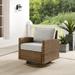 Crosley Bradenton Outdoor Wicker Swivel Rocker Chair