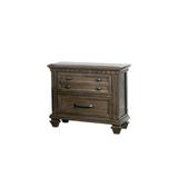 Unique Finishes Bedroom Furniture Contemporary Wooden Bedside Table Bedside Table, with 2 Drawer Storage Cabinet