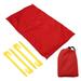 57" x 43" Beach Blanket Waterproof Picnic Mat with Carry Bag Red