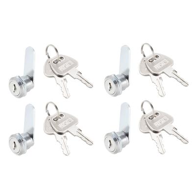 Cam Locks 16mm Cylinder Length Fits Max 5/16-inch Thick Panel 4Pcs - 16mm Keyed Alike,4 Pack