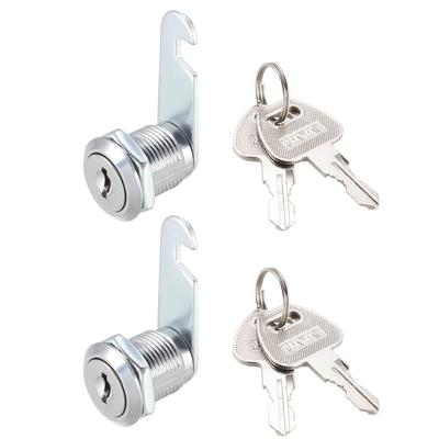 Cam Locks 20mm Cylinder Length Fit Up to 1/2-inch Panel 2Pcs - 20mm Keyed Different