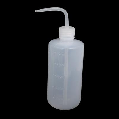 5Pcs 500ml Plastic Sharp Mouth Liquid Storage Squeeze Bottle Clear