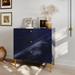 Everly Quinn 32" Tall 3 - Drawer Bachelor"s Chest Wood in Blue | 32.3 H x 31.5 W x 15.7 D in | Wayfair C560458344974CB3A147F1714AF52967