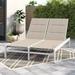 Wade Logan® Outdoor Metal Double Chaise Lounge Metal in Brown | 37.4 H x 50.9 W x 76.8 D in | Wayfair 42E98A1541DB425084087033DF92673C