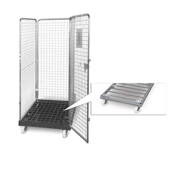 Rollbehälter ADB 1600 ME, 710 x 800 mm, 4-seitig, 1 Tür, Cr 3 Image