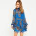 Free People Dresses | Free People Paisley Dress | Color: Blue | Size: Xs
