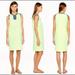 J. Crew Dresses | J Crew Neon Yellow Blue Arrow Aztec Cotton Blend Shift Dress - Size 2 | Color: Blue/Yellow | Size: 2