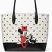 Kate Spade Bags | Disney X Kate Spade New York Minnie Mouse Tote Bag Reversible Black Polka Dot | Color: Black/White | Size: 12.6"H X 18.4"W X 6.4"D